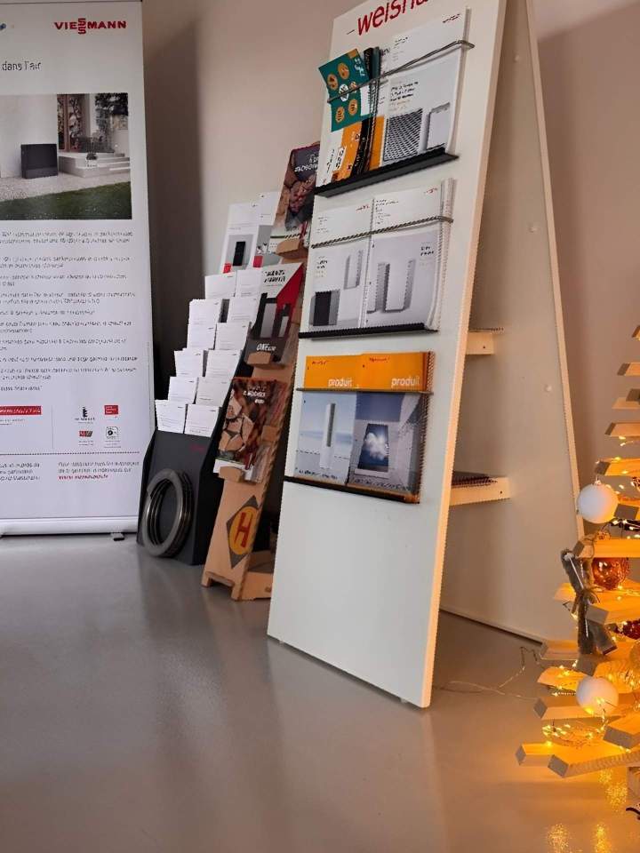 Showroom plomberie et chauffage à Saché