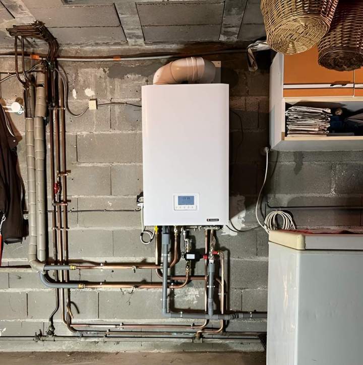 Installation de radiateur Saché