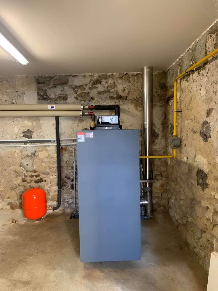 Installation chaudière à gaz Saché 